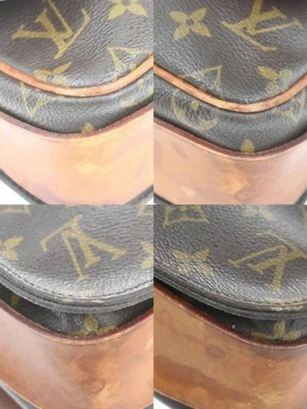 LOUIS VUITTON Cartouchiere MM Shoulder Bag Monogram Leather Brown M51253 62KP520